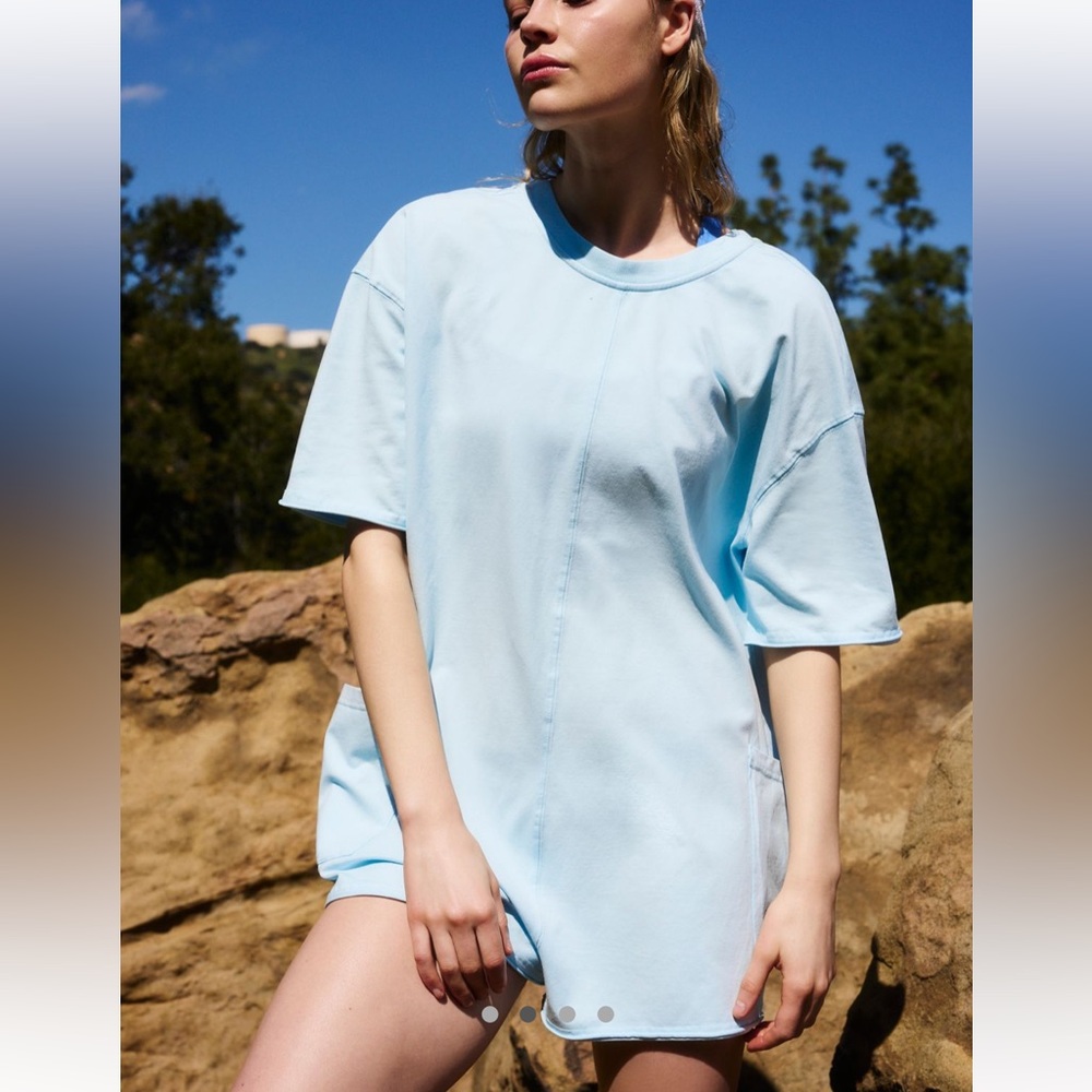 Free people tshirt romper